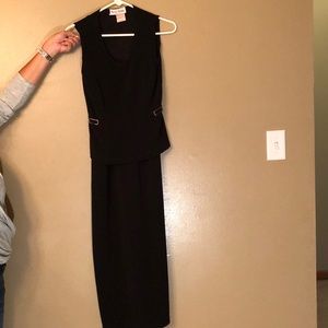 Vintage long black dress